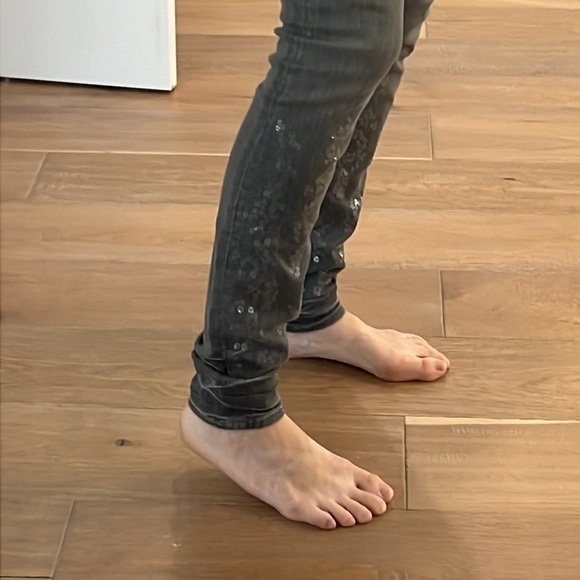 7 For all Mankind skinny sequin jean 28 - Picture 6 of 9
